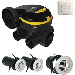 Kit VMC Simple Flux Autoréglable + Interrupteur Inverseur - EasyHOME AUTO ALDES - 11026032BP