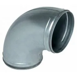 ALDES Coude Galva 90° à Joints - 160mm