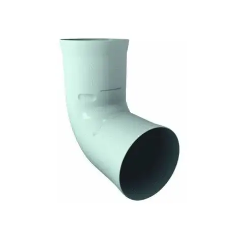 ALDES Raccord Coudé Optiflex à Angle Droit En PEHD - Circulaire - 90° - Ø 90 Mm - Blanc