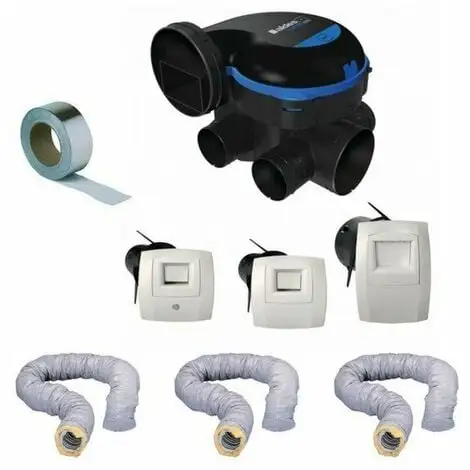Kit Complet Gaines Et Vmc Aldes Easyhome Hygro Classic