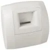 ALDES Bouche Dextraction VMC Hygroréglable Bahia Pour Salle De Bain/WC - Blanc