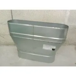 ALDES Reduction Concentrique Oblongue Acier Galvanise Rco - L 450 X H 100mm / L 350 X H 100mm