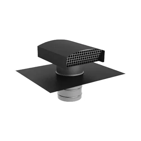 Sortie De Toiture Vmc 160 Mm Aldes , En Galva Pour Ardoise Noire