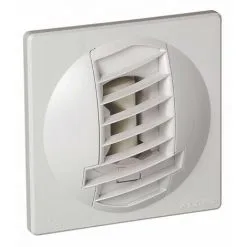 Bouche VMC 15m3/h Autoréglable BAP Color Grise Simple Ø125 ALDES